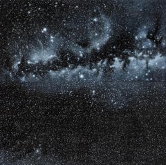 Gallery of the Universe. 2018, canvas, author technique, 200x200cm