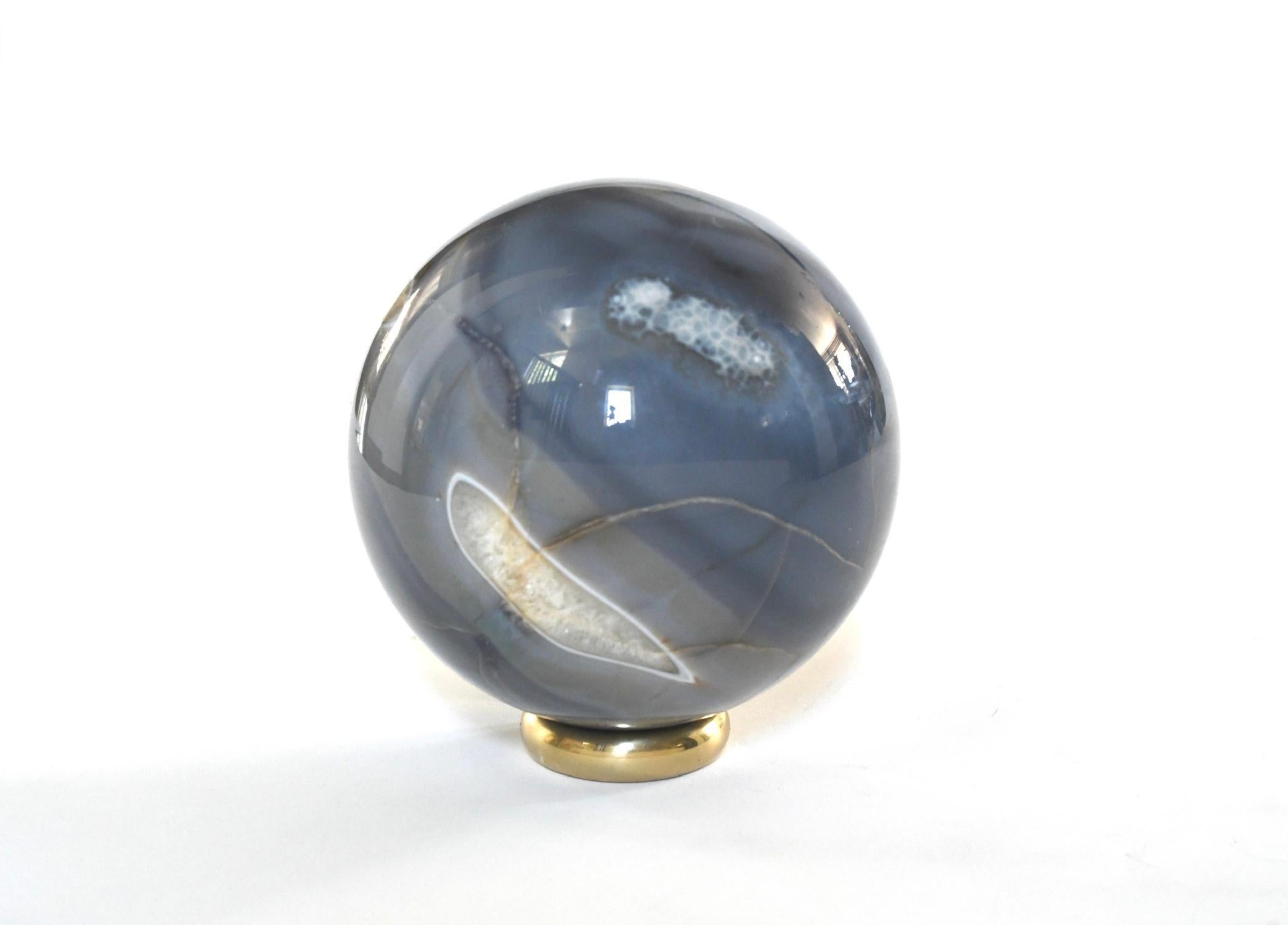 18th Century and Earlier Agate Ball