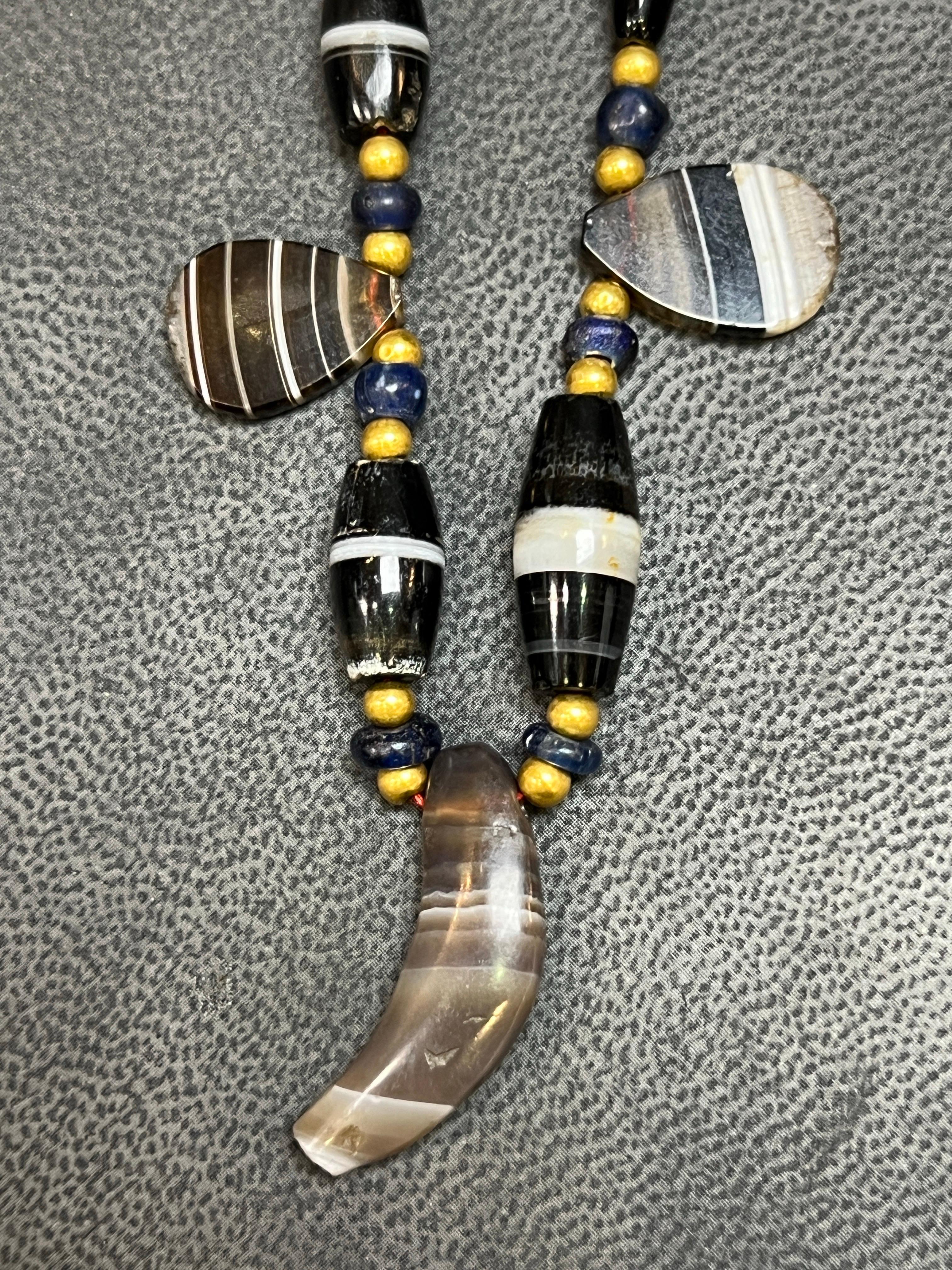 Collar de cuentas de ágata en venta 1