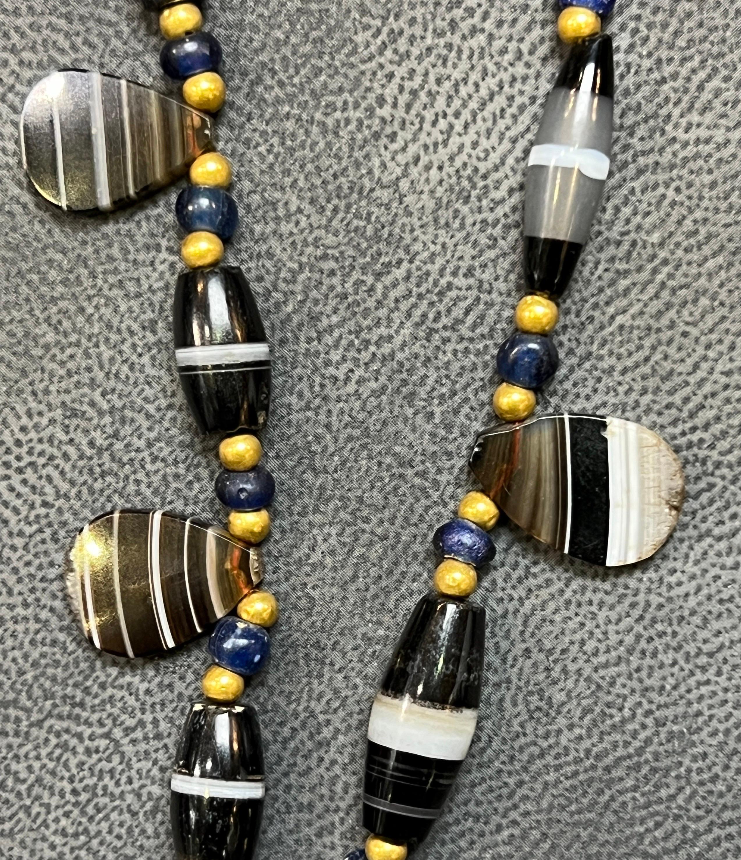 Collar de cuentas de ágata en venta 2