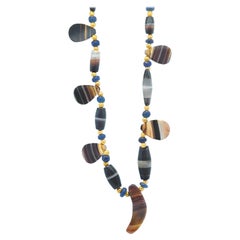 Collana di perline di agata