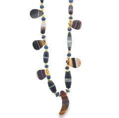 Collar de cuentas de ágata