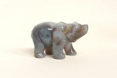 Agate Bear Natural Stone Sculpture
