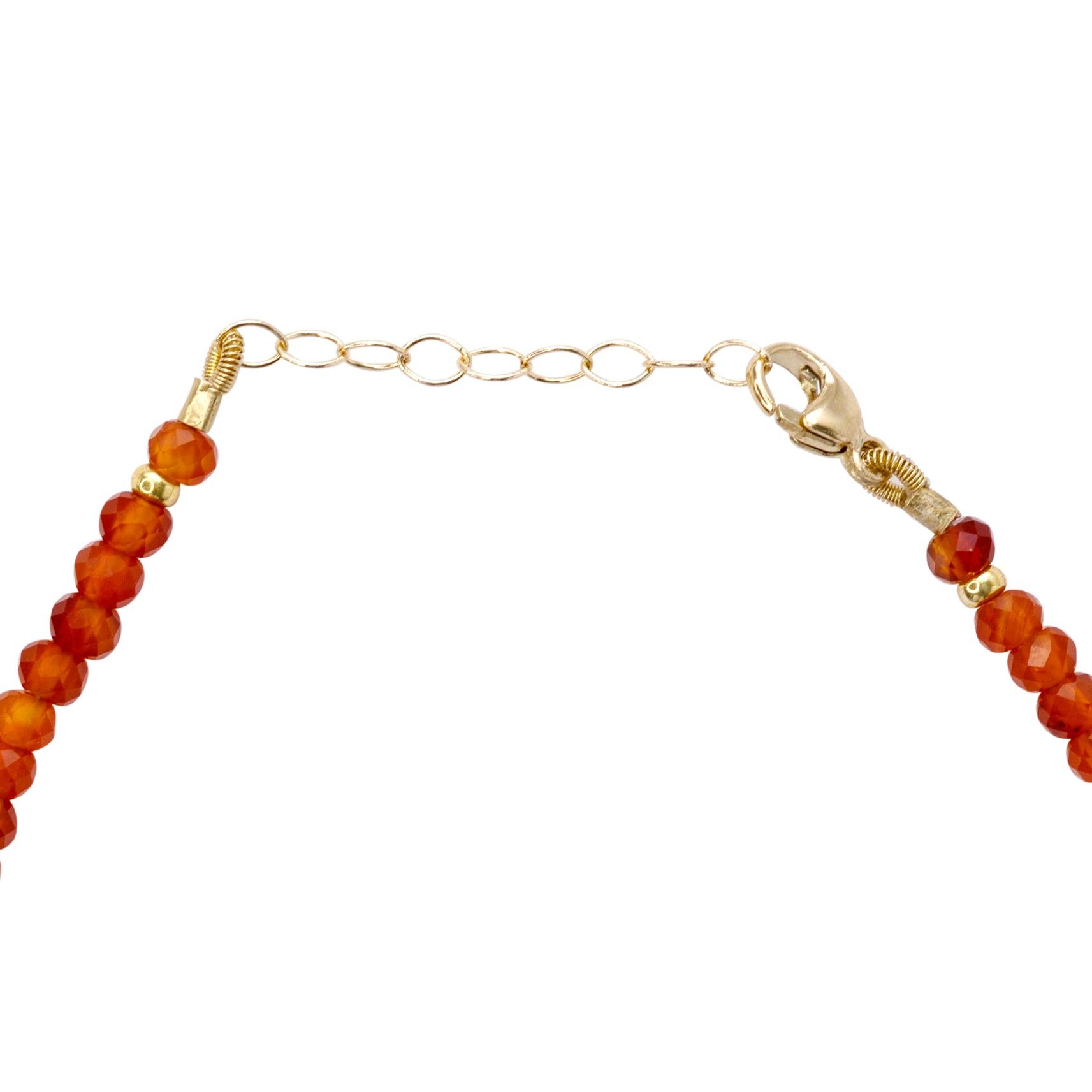 Artigiano Bracciale di agata in oro 14K - by Bombyx House in vendita