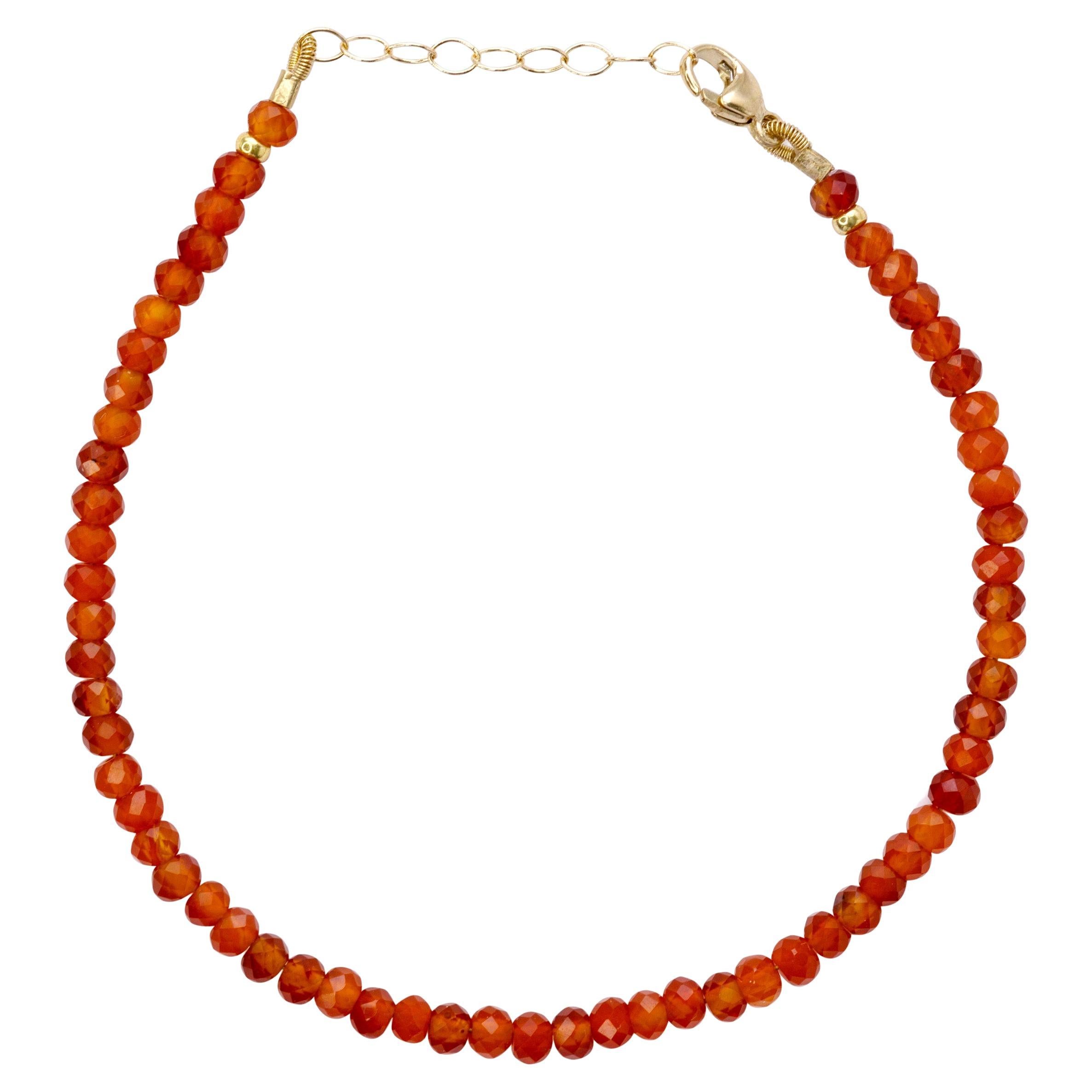 Bracciale di agata in oro 14K - by Bombyx House in vendita