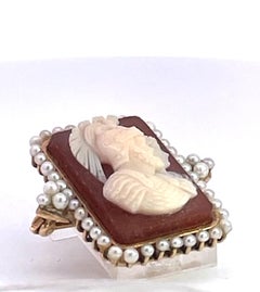 Agate Cameo finely detailed Mars and Bellona