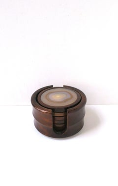 Posavasos de ágata brasileña