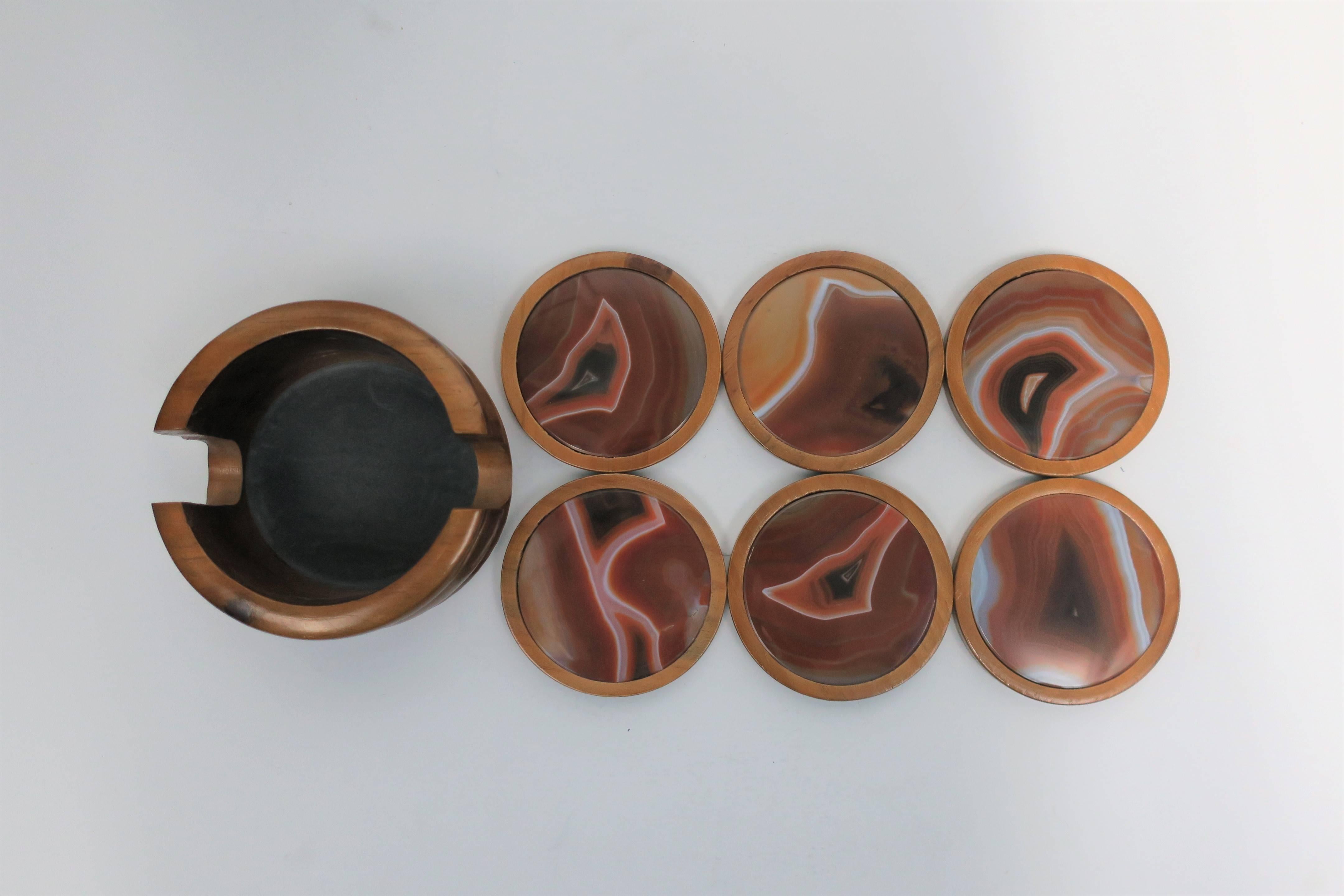 agate drink coasters