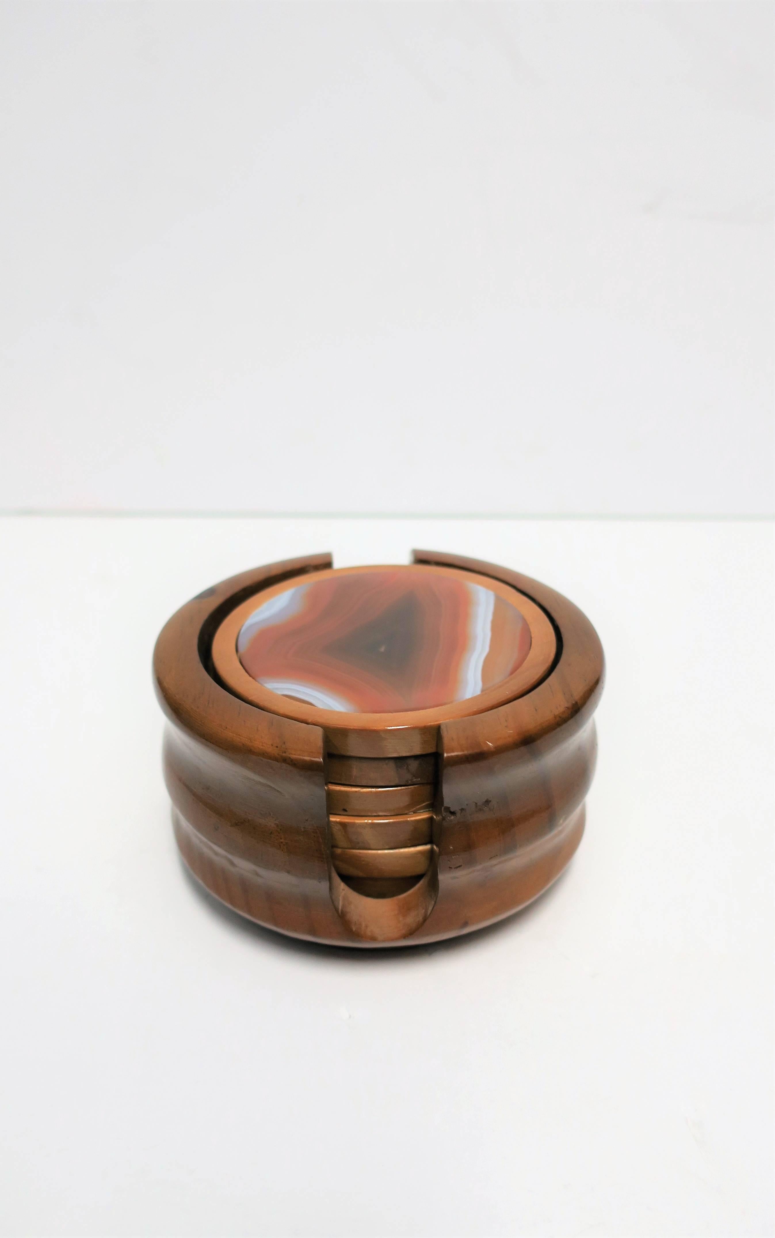 Agate Drink or Cocktail Coasters 1