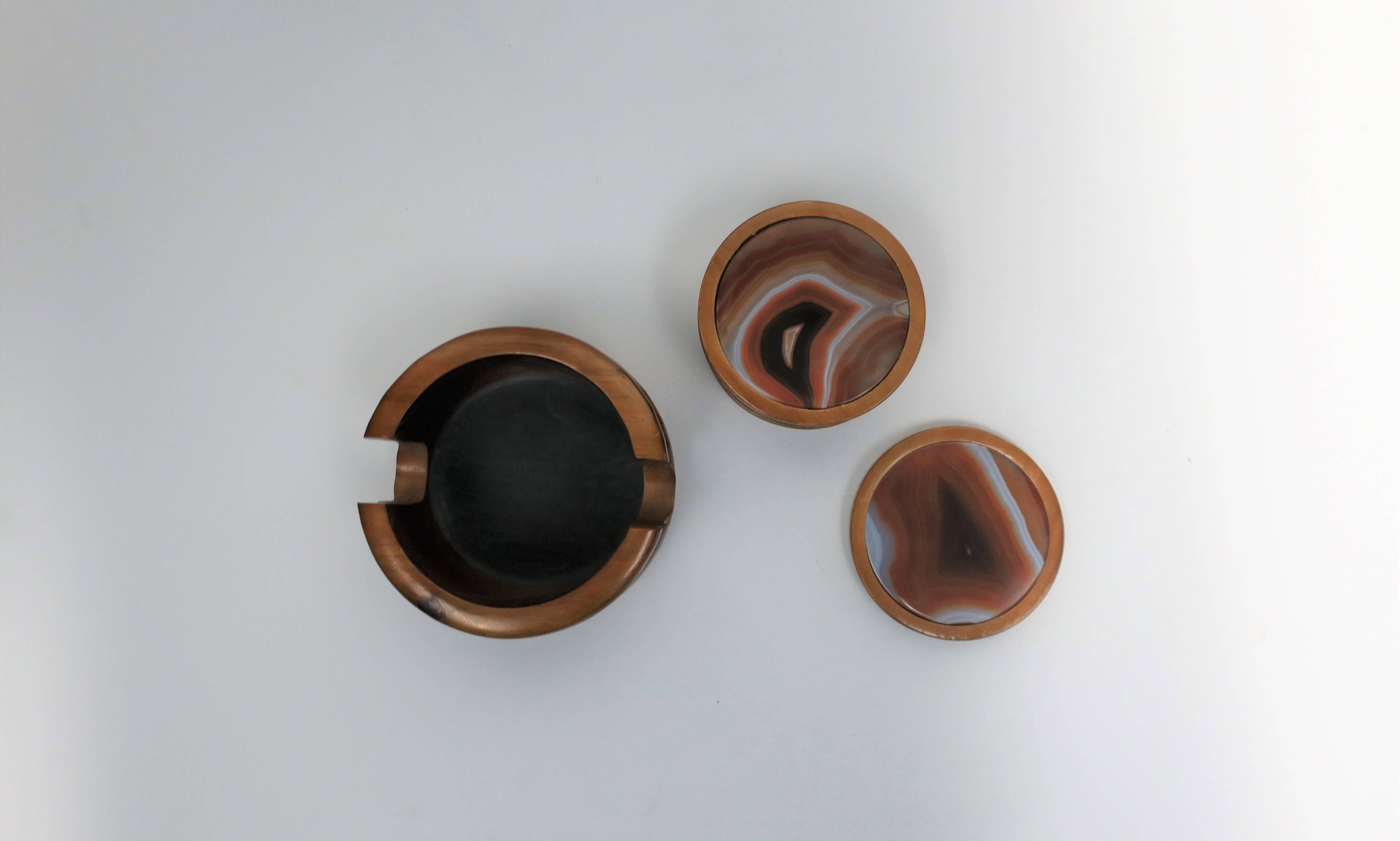 Agate Drink or Cocktail Coasters 2
