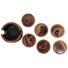 Agate Drink or Cocktail Coasters
