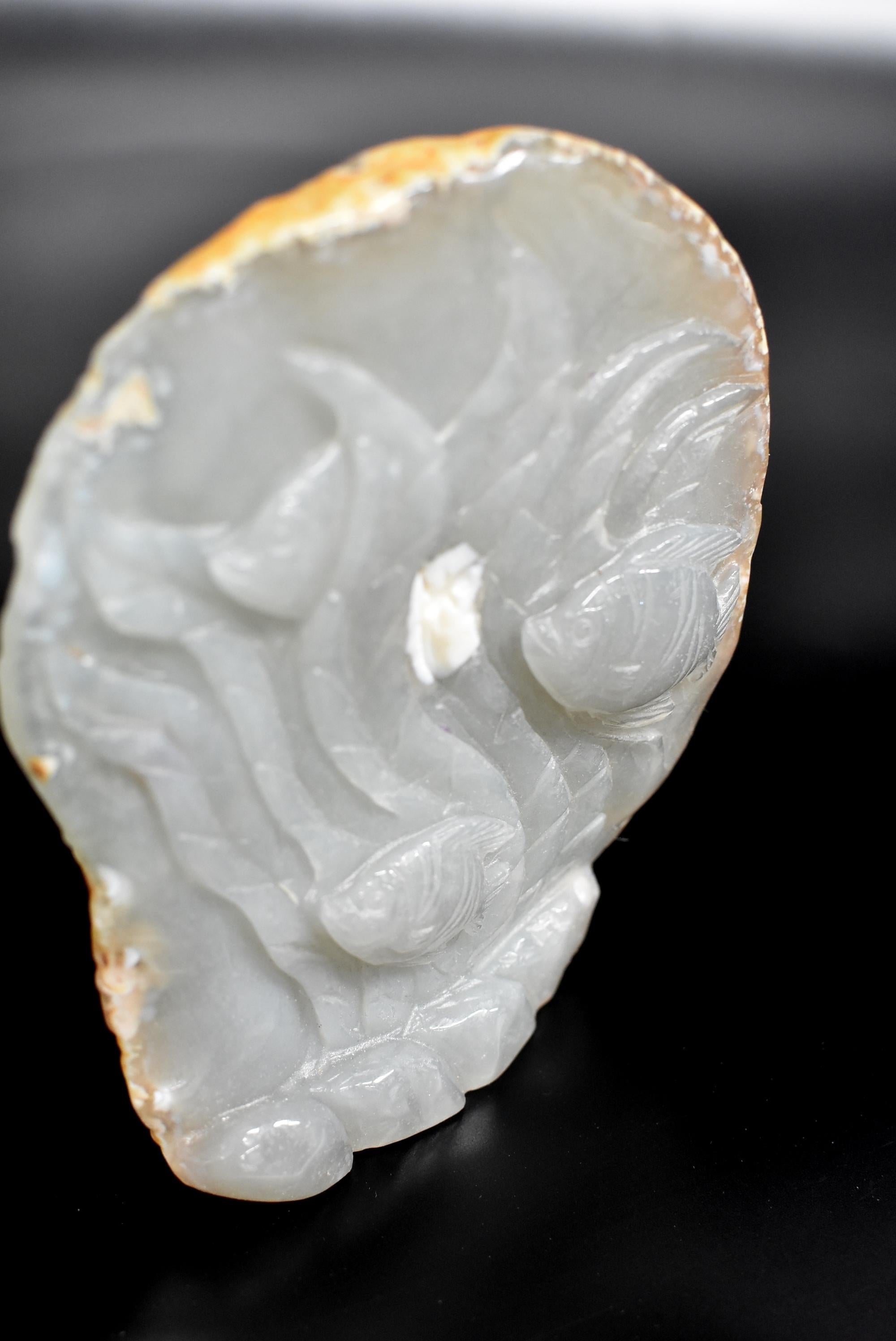 20ième siècle Poisson Agate en vente