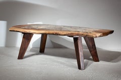 Table basse en agate incrustée