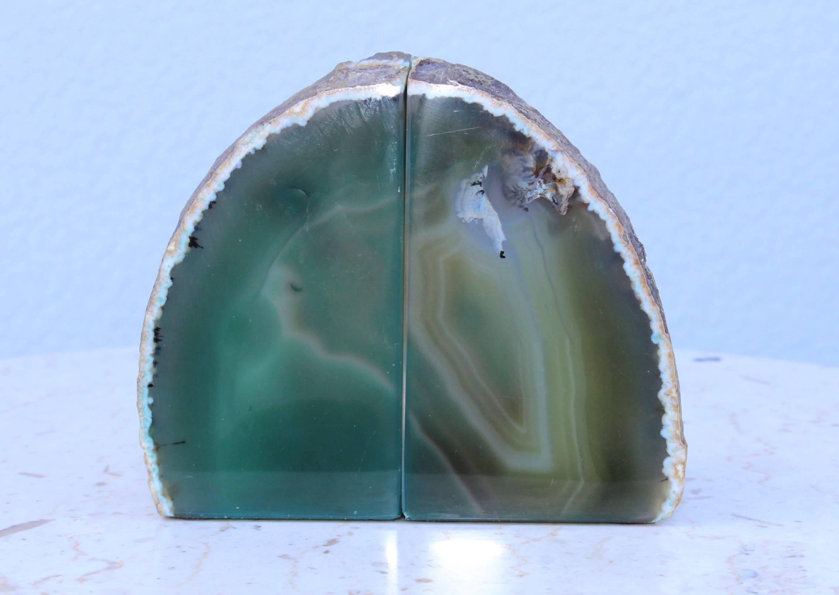 Agate Modern Bookends In Good Condition In New York, NY