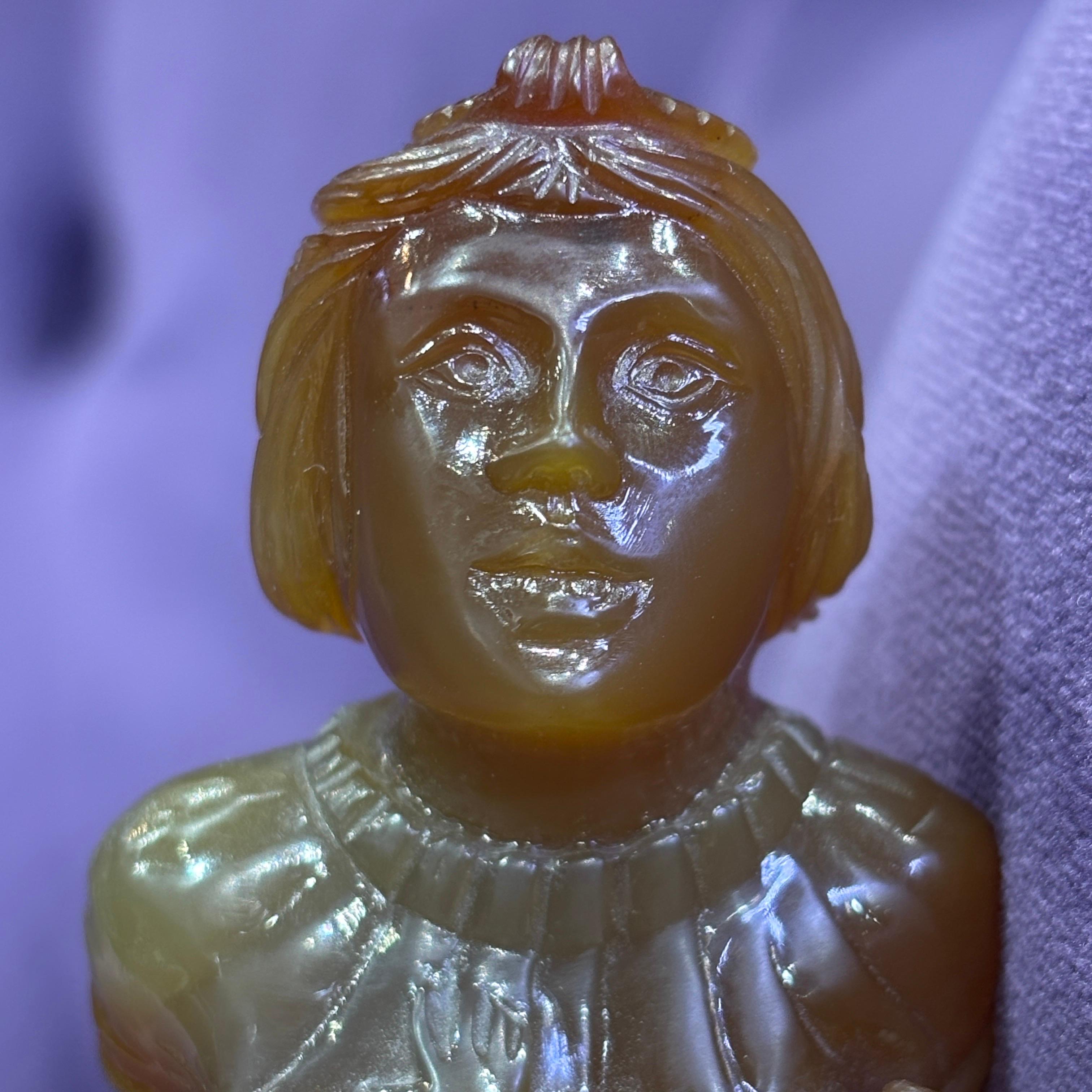 Canne d'allaitement en agate de la Néréide en vente 6