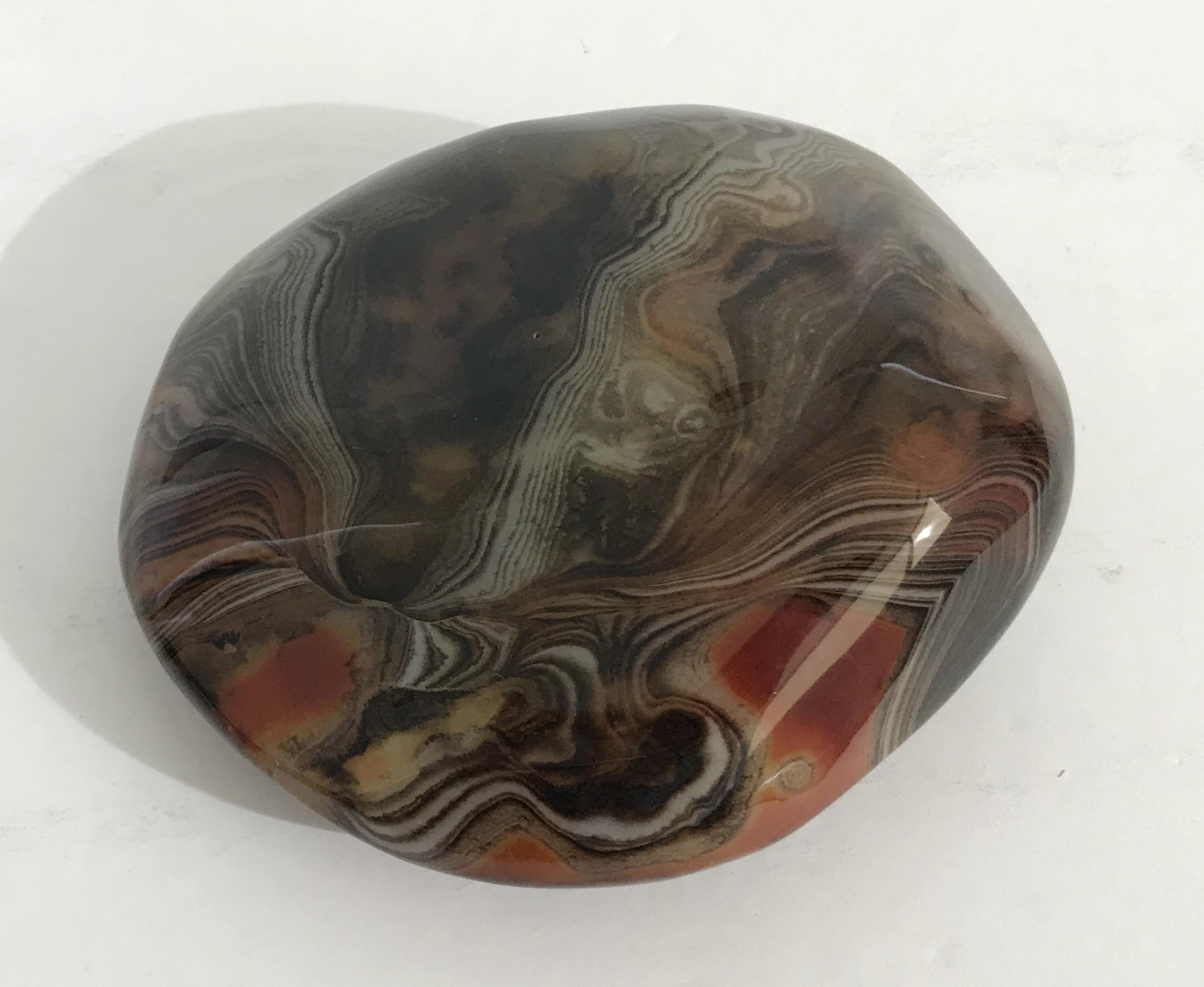 agate paperweight