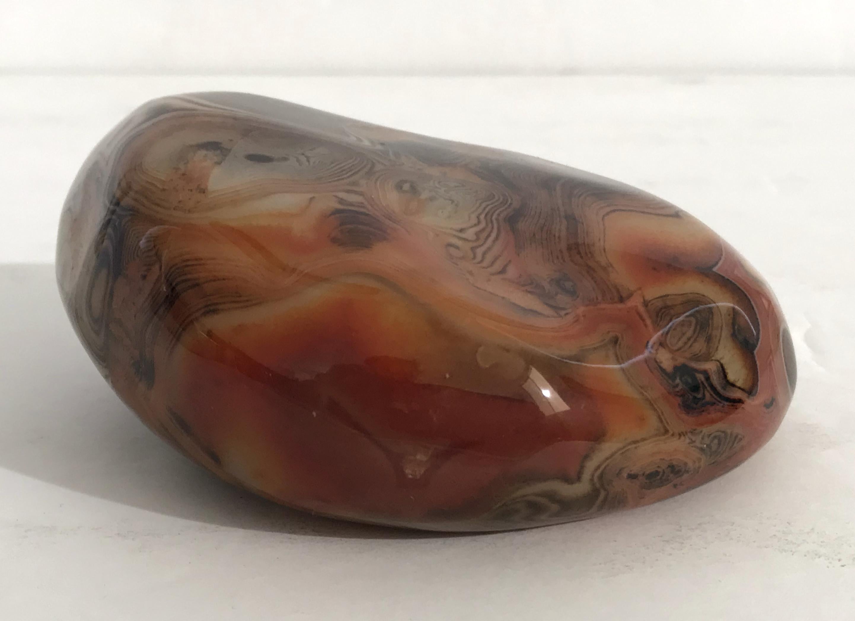 Moderne Presse-papiers agate et onyx en vente