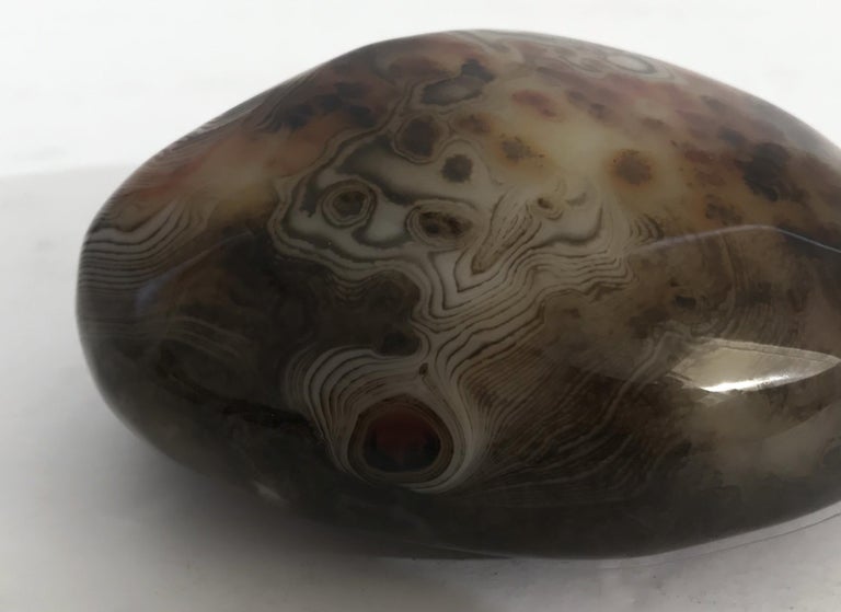 Agate Onyx Paperweight For Sale at 1stDibs
