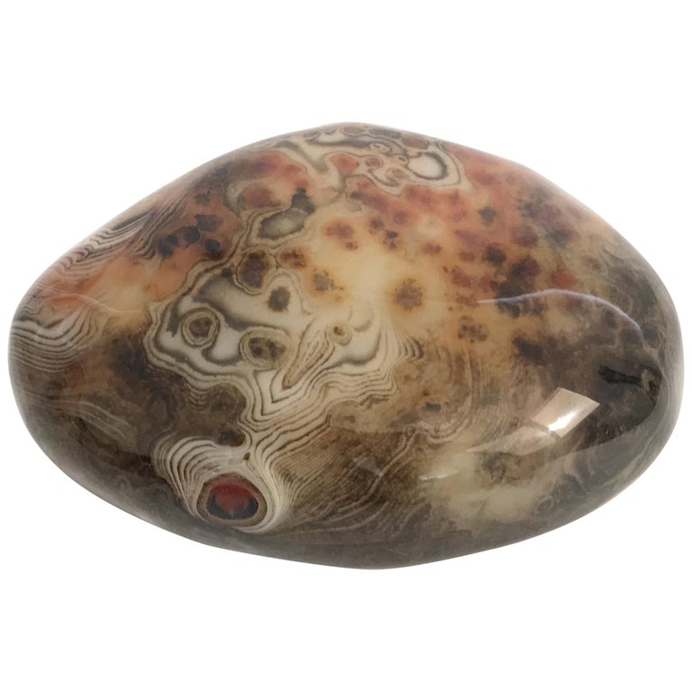 Agate Onyx Paperweight For Sale at 1stDibs