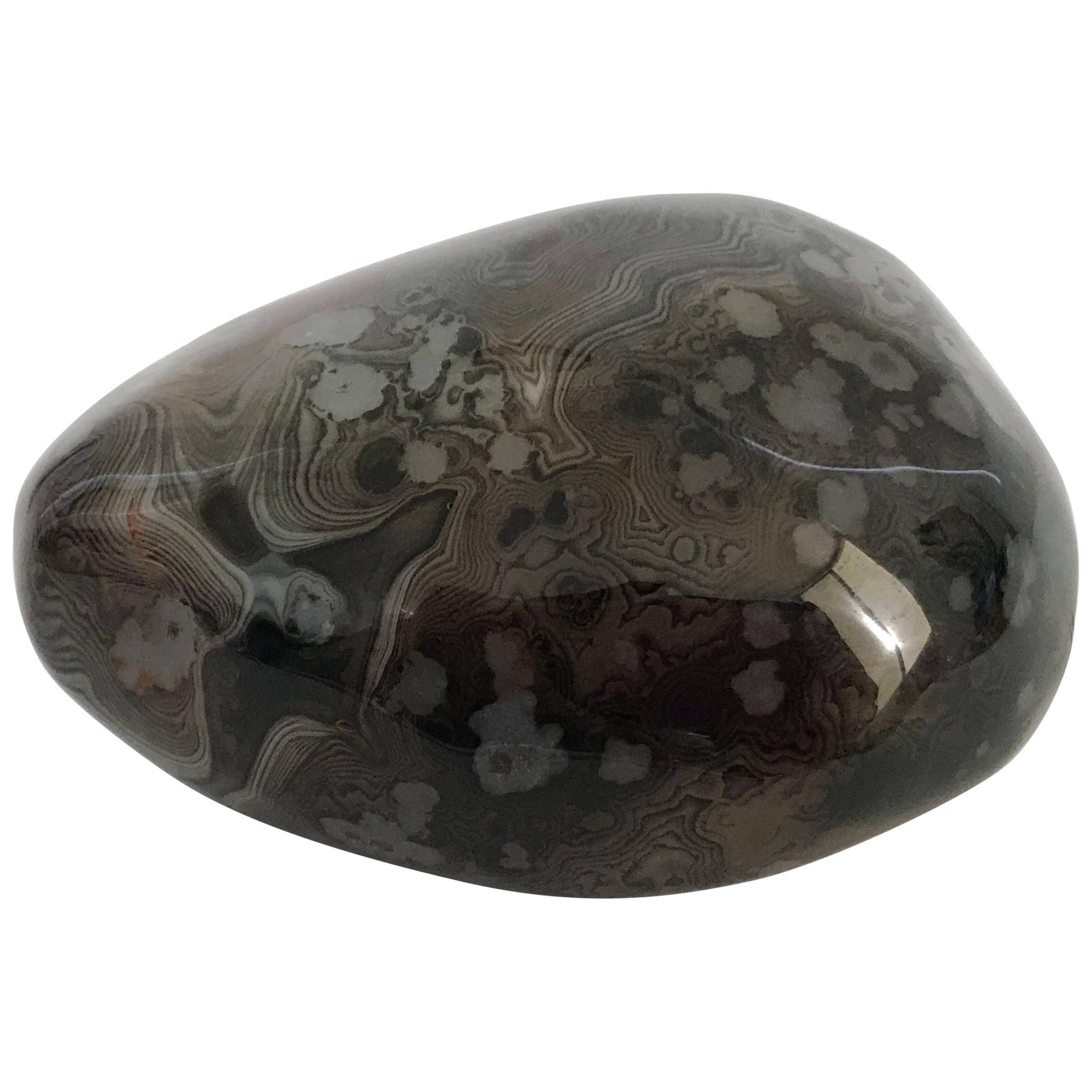 Agate Onyx Paperweight For Sale