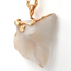 Lucifer Vir Honestus Agate Pendant with Natural Pearl