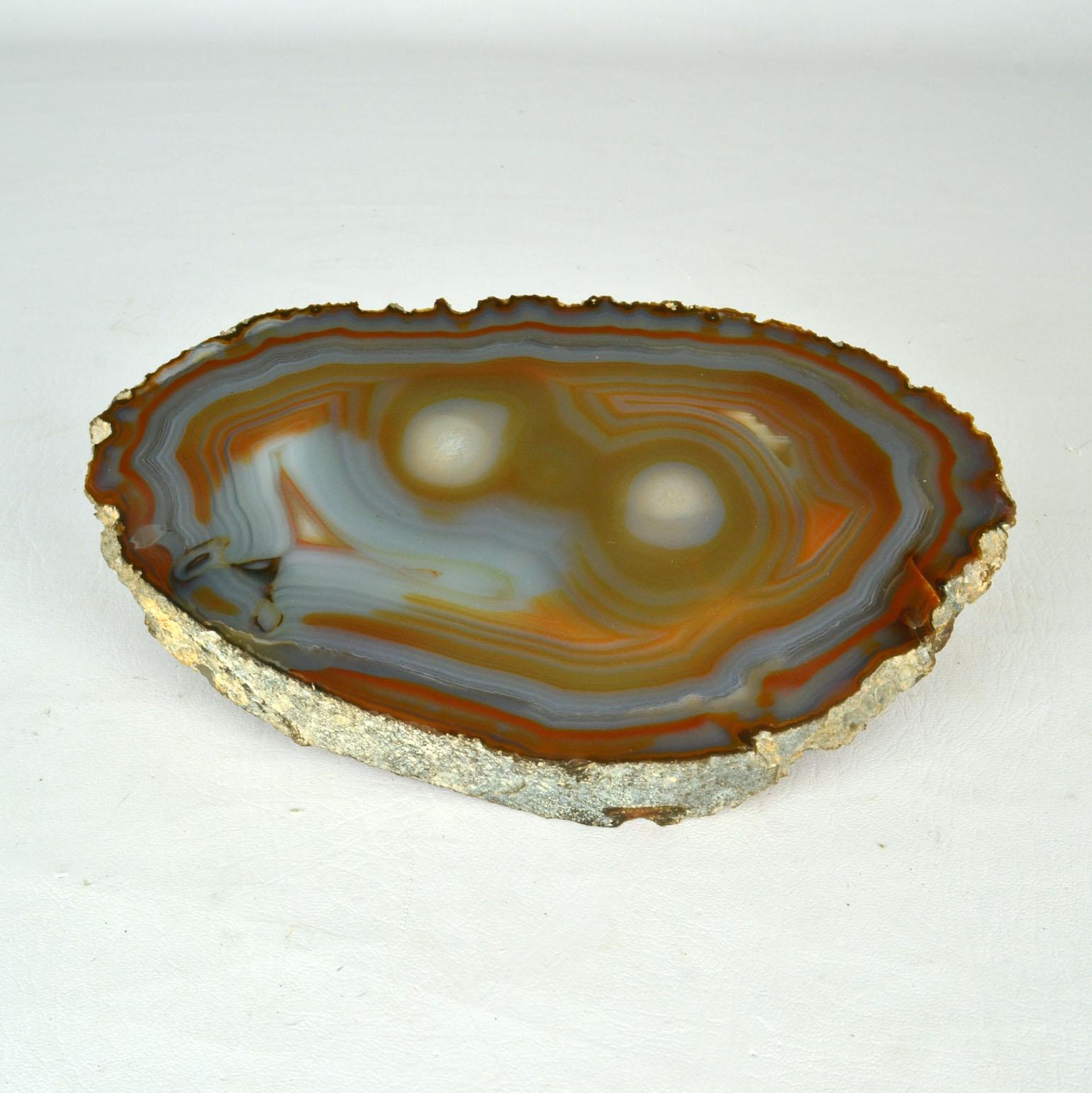 Architectural Push Pull Door Handle in Agate Stone In Excellent Condition For Sale In London, GB