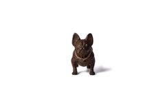 Agate Sculpture of a French Bulldog Attrib. to Fabergé, Russia, circa 1900
