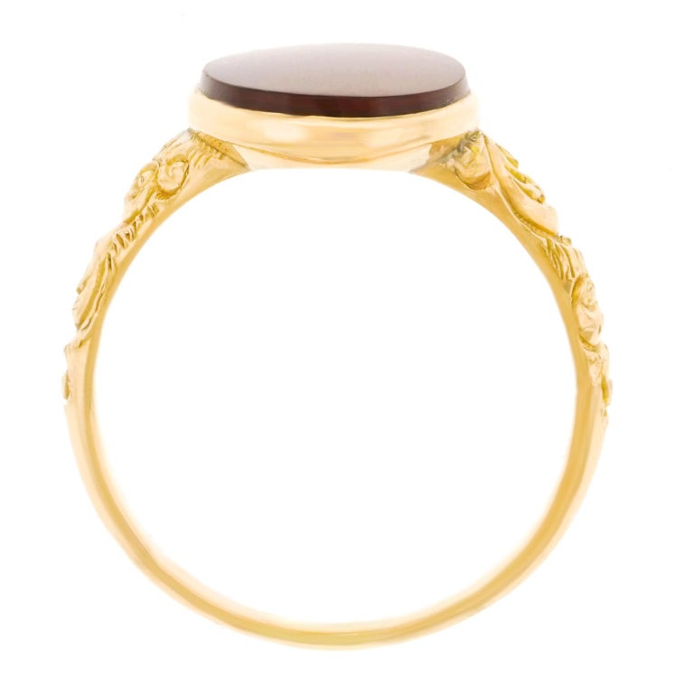 Agate Ring For Sale at 1stDibs