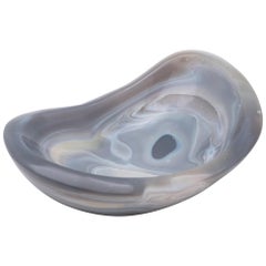 Agate Vide Pôche Bowl Hand Carved in Madagascar