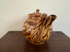 Agateware Double Spouted Teapot circa 1906