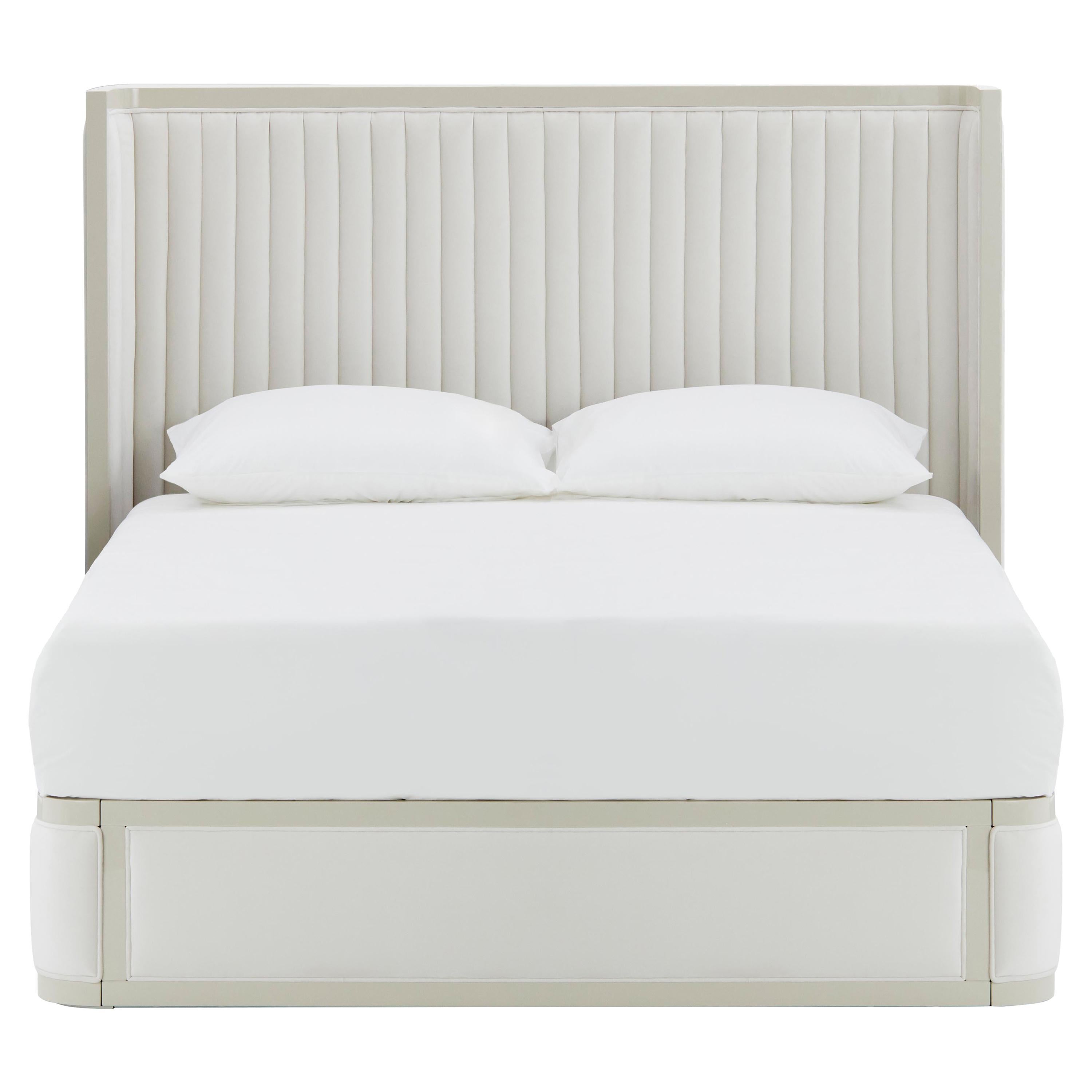 AGATHA bed with padded headboard For Sale