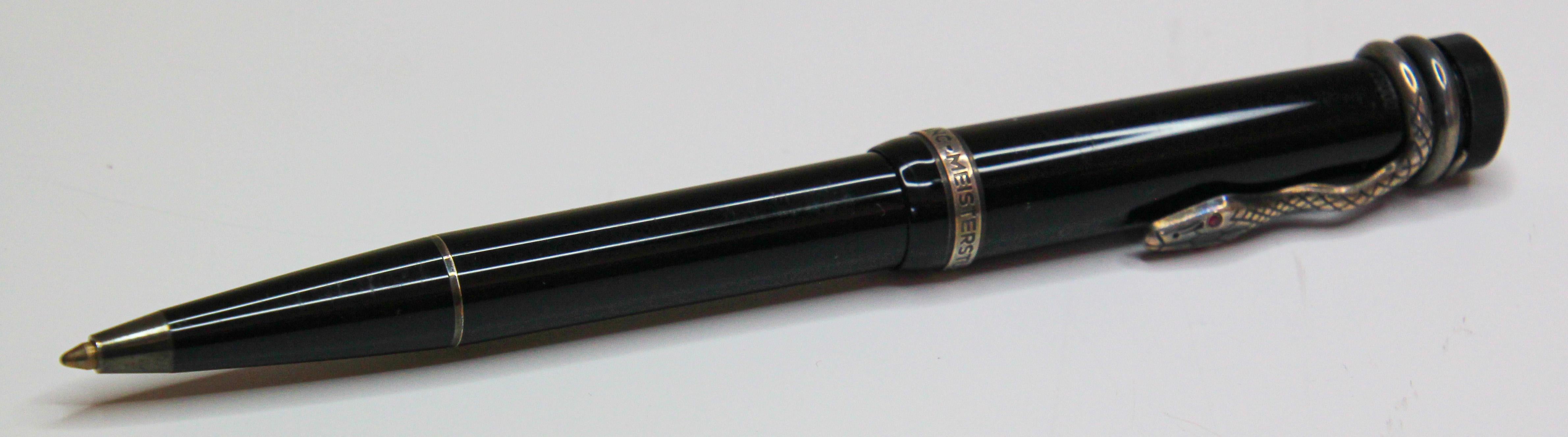 Resin Agatha Christie Limited Edition Mont Blanc Ballpoint Pen