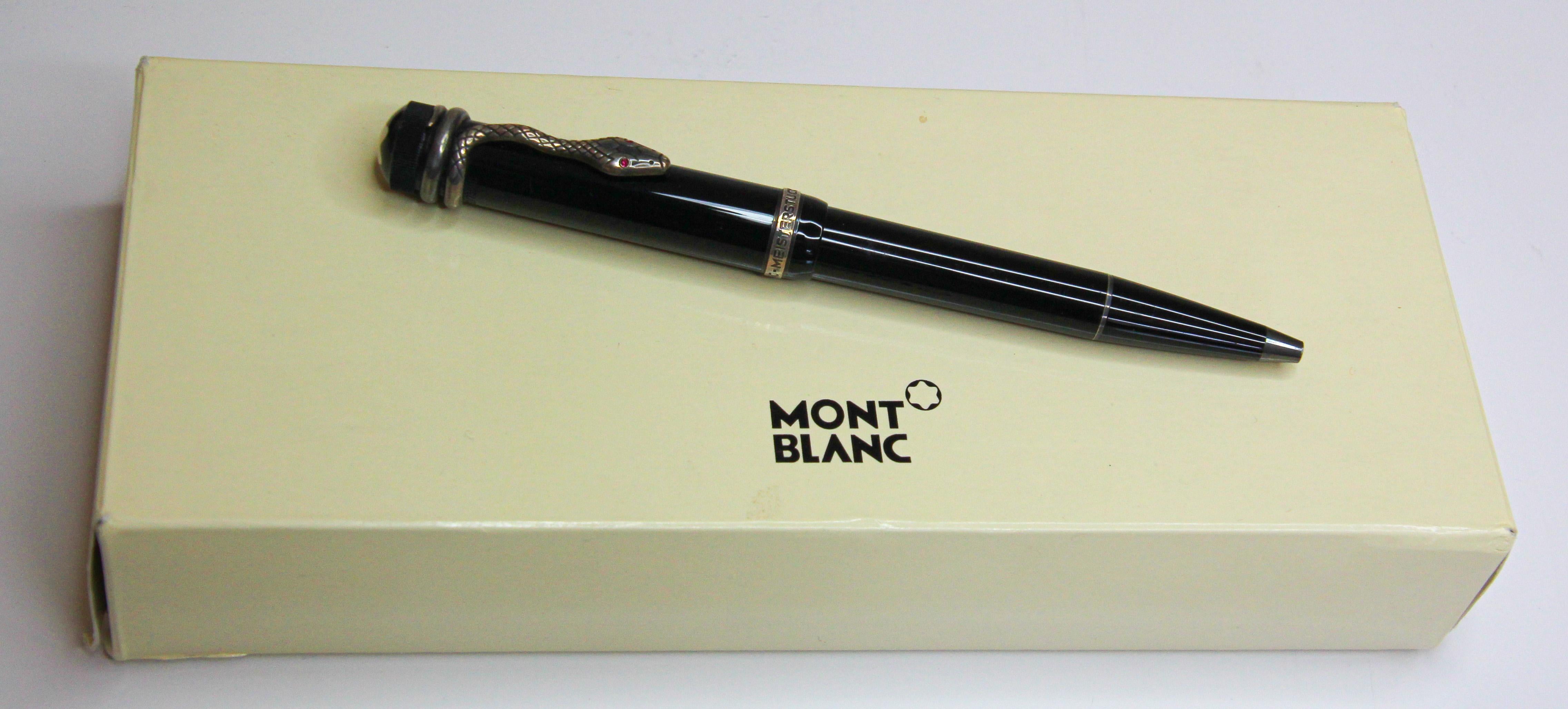 Art Deco Agatha Christie Limited Edition Mont Blanc Ballpoint Pen