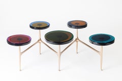 Agatha Coffee Table, 5 by Draga & Aurel Resin and Bronze, 21st Century