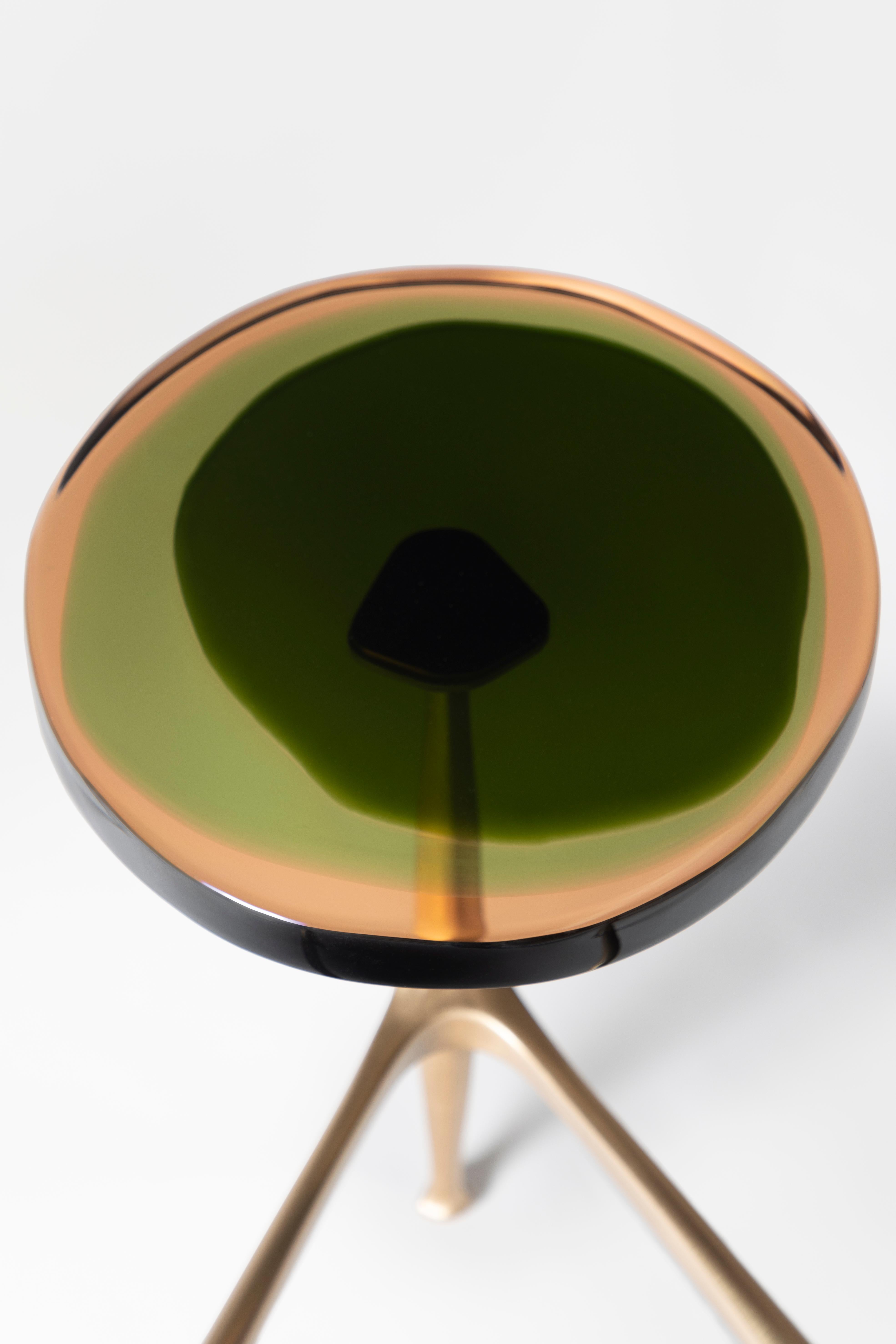 Table basse Agatha 5 par Draga & Aurel Résine et bronze, 21e siècle Neuf - En vente à Como, IT