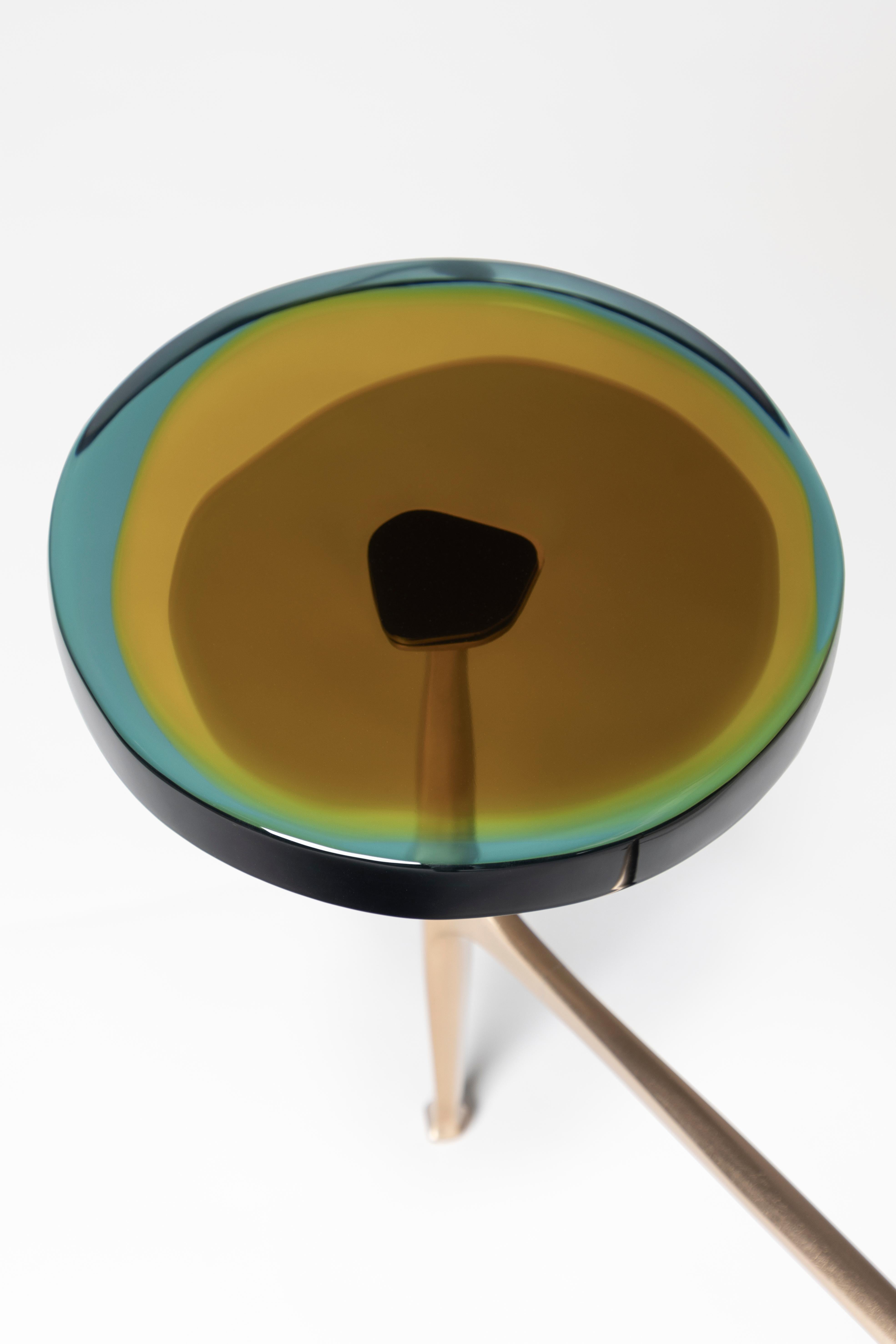Bronze Table basse Agatha 5 par Draga & Aurel Résine et bronze, 21e siècle en vente
