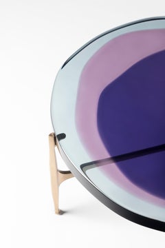 Mesa de centro Agatha grande de Draga & Aurel Resina y bronce, Siglo XXI