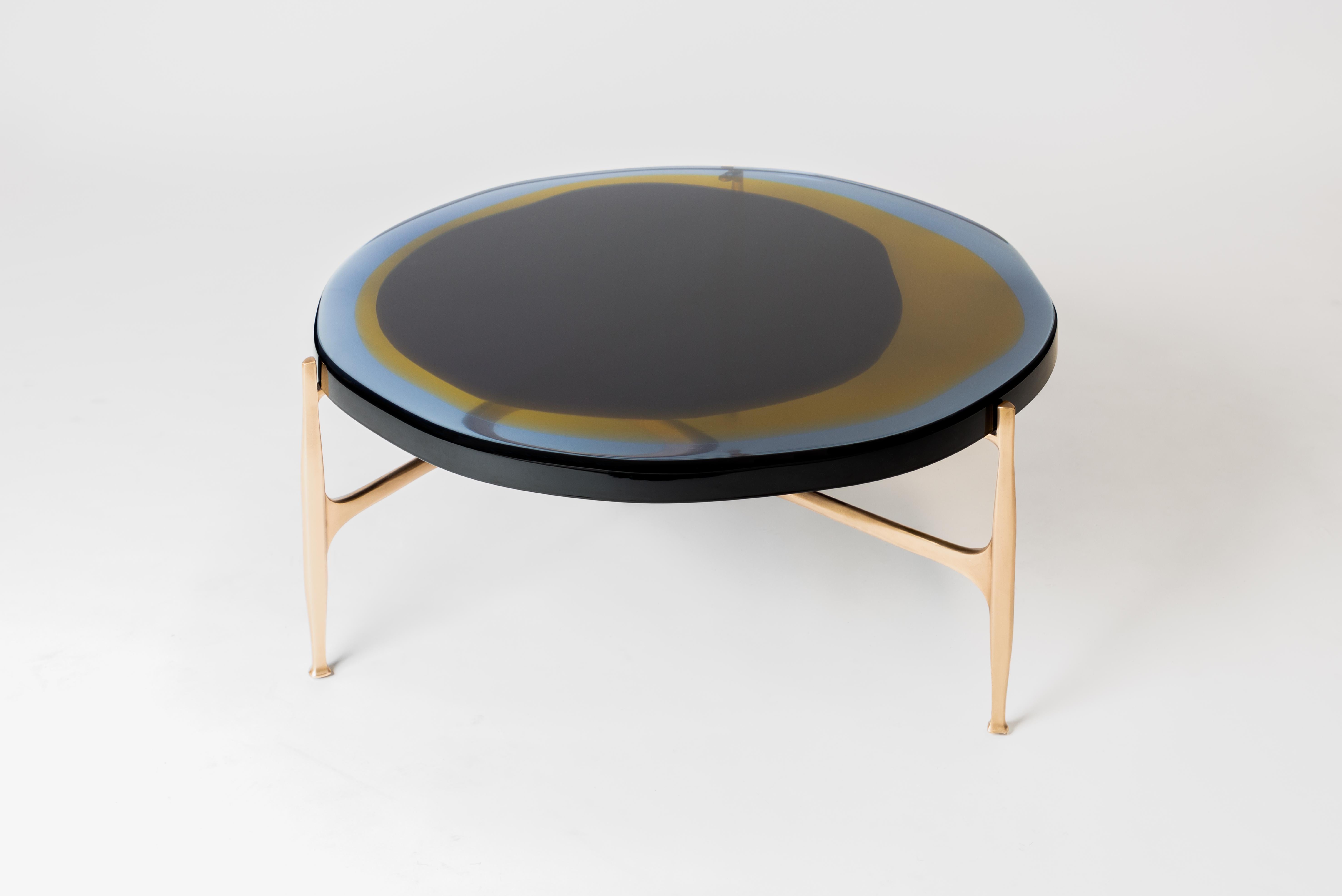 Agatha Coffee Table Large by Draga & Aurel Resin and Bronze, 21st Century In New Condition For Sale In Como, IT