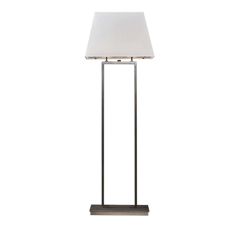 Agatha Floor Lamp with Rectangular Shade For Sale at 1stdibs