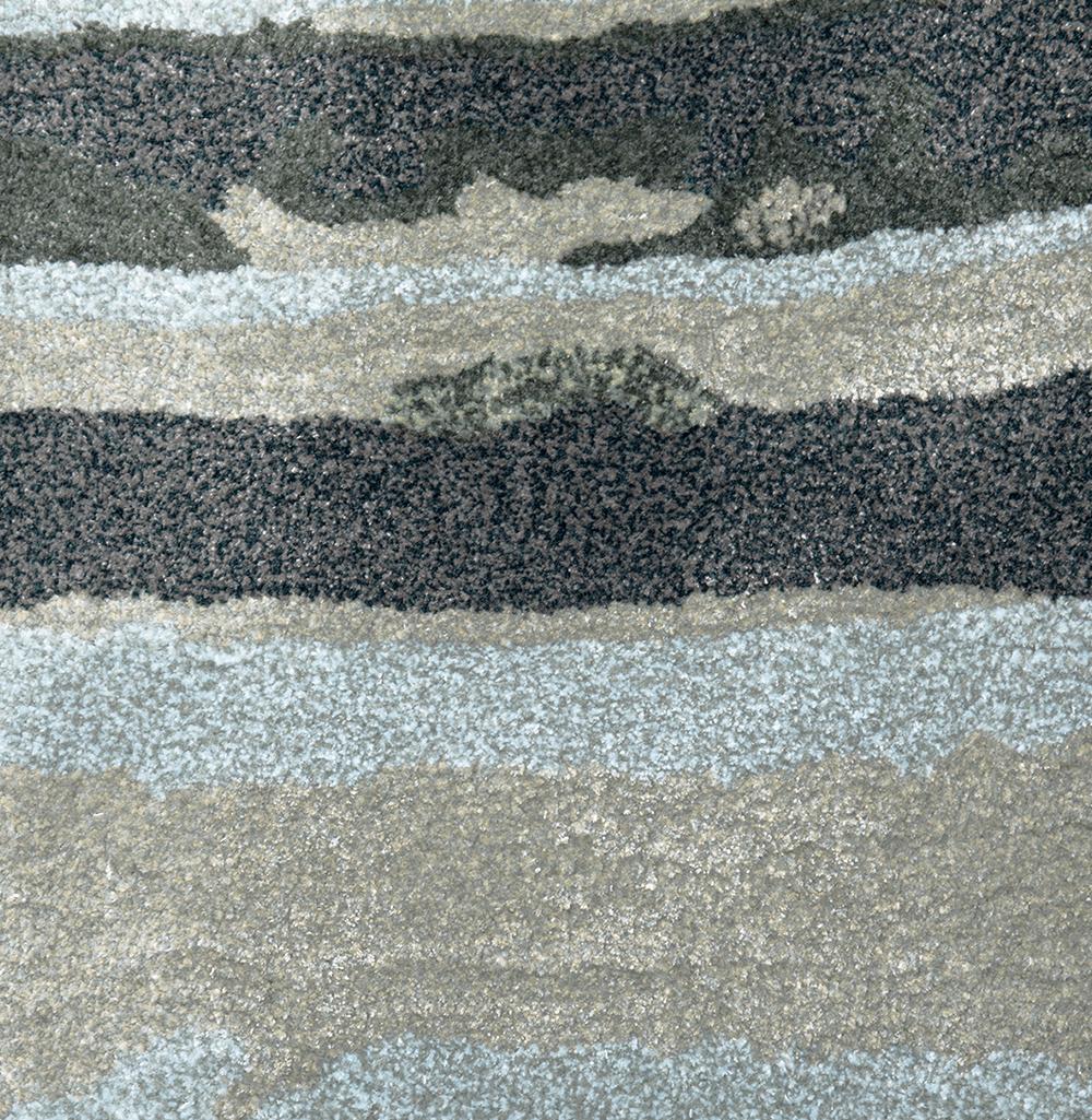 Agatha-Teppich aus handgetufteter Wolle und botanischer Seide von Rug'Society (Moderne) im Angebot