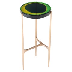 Agatha Single Coffee Table High by Draga & Aurel Resin and Bronze, 21st Century