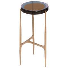 Agatha Single Coffee Table High by Draga&Aurel Resin and Bronze:: 21st Century