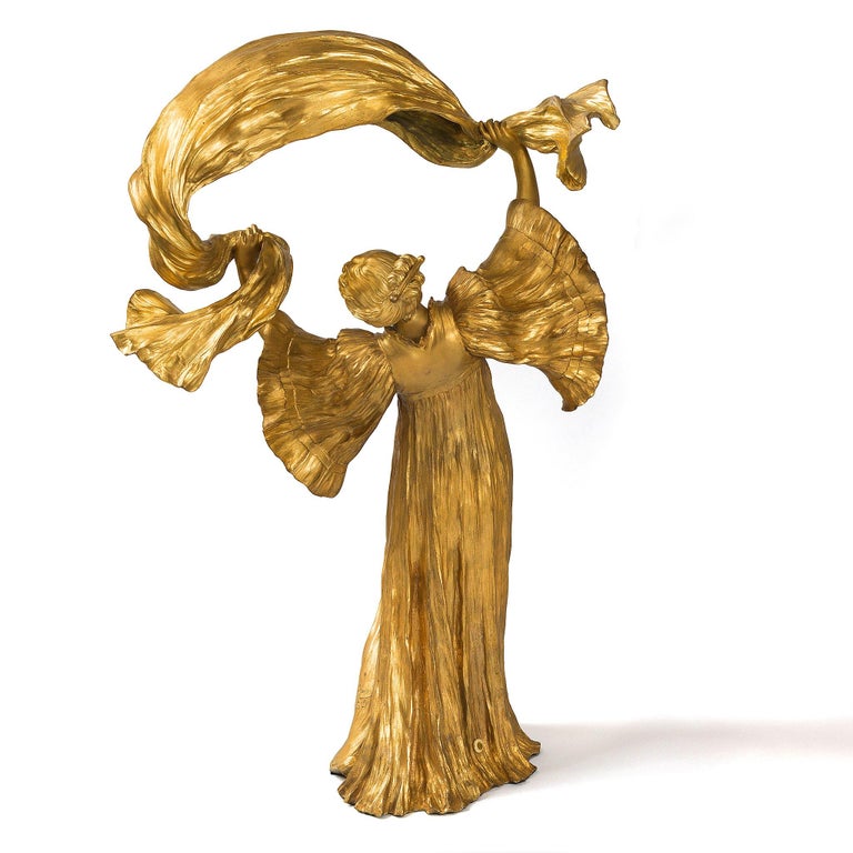 This gilt bronze sculpture by Agathon Léonard, entitled 