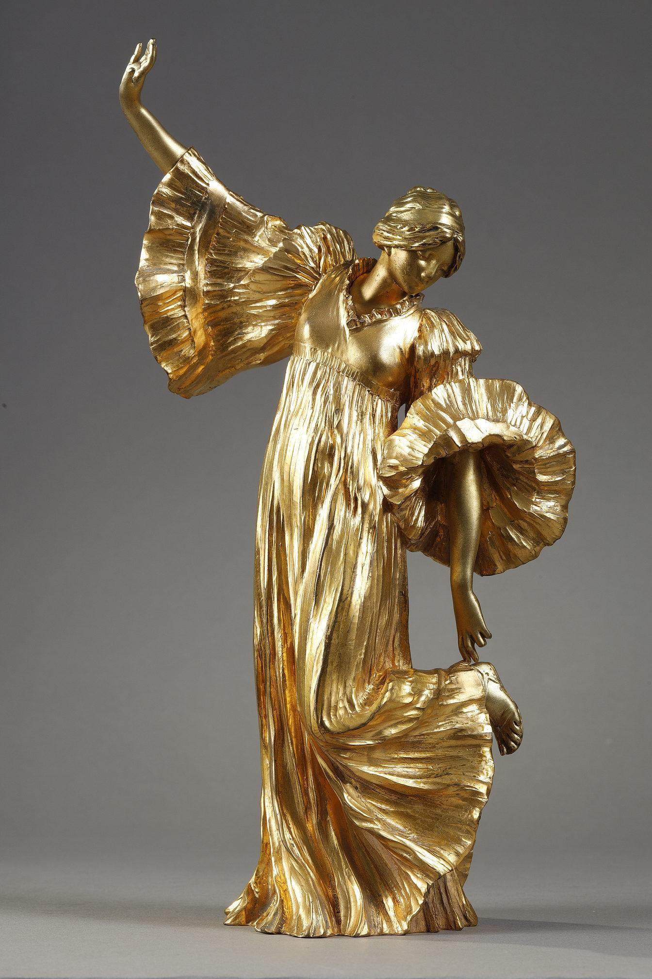 Figurative Sculpture de Agathon Léonard - Bailarina con zapatos de plataforma