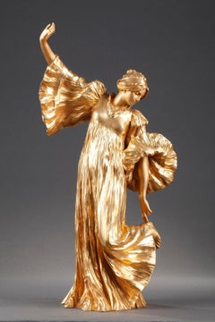 Dancer with platform shoes