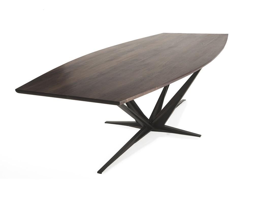 Agave dining table by Atra Design
Dimensions: D 209.8 x W 119.8 x H 74.3 cm
Materials: walnut wood, steel
Available in other sizes and other top materials.

Atra Design
We are Atra, a furniture brand produced by Atra form a mexico city–based