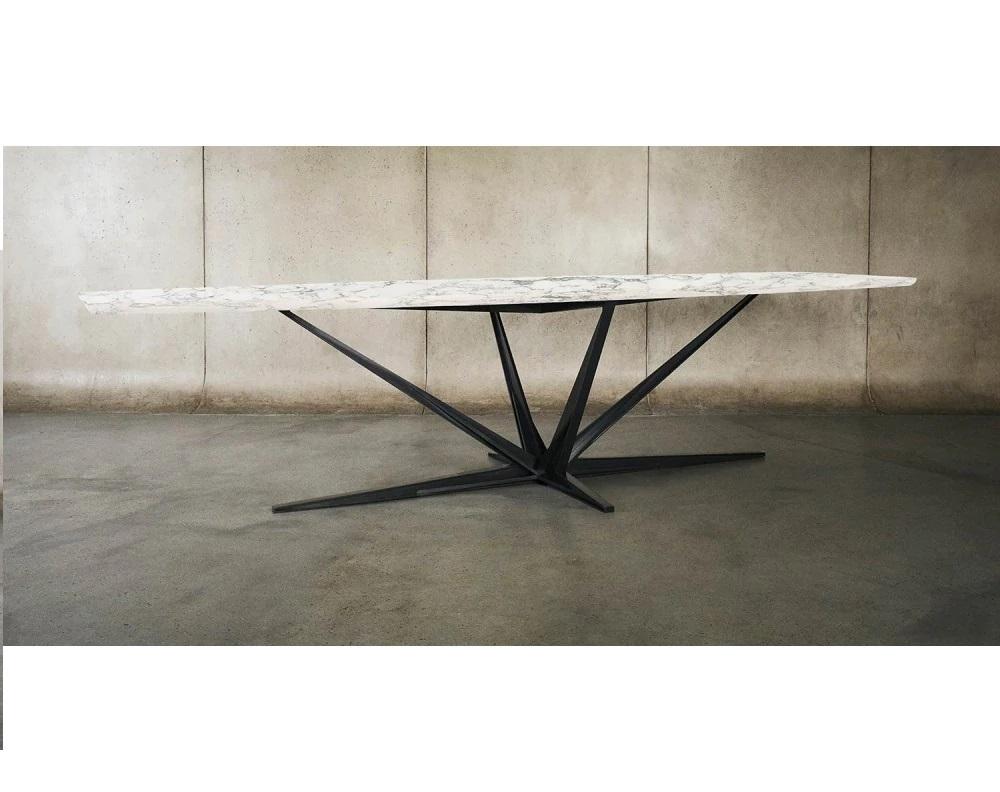 Steel Agave Dining Table by Atra Design For Sale