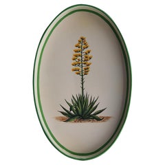 Agave Handpainted Iron Tray