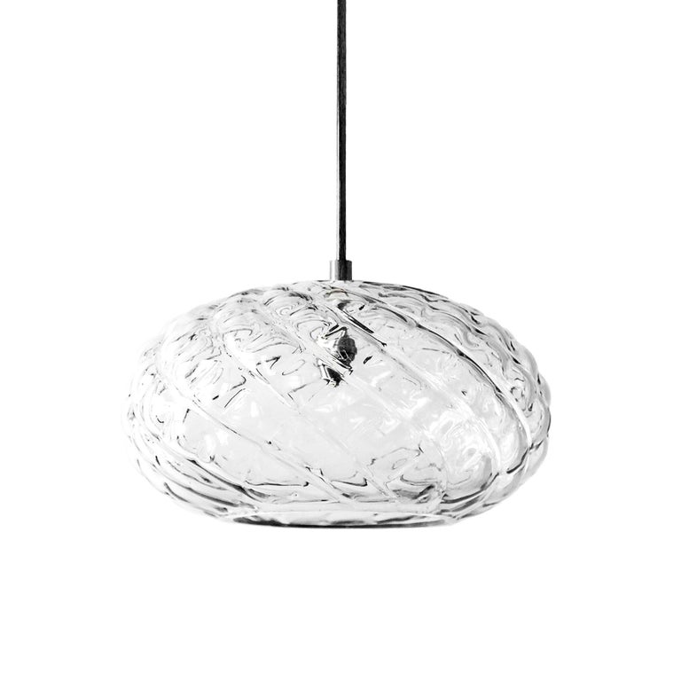 Agave Laternen, Espadín Mundgeblasenes Glas Hängelampe, Transparentes Glas 1
