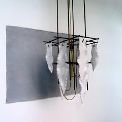 No.06 Ceramic Agave Leaves Contemporary Art Chandelier by Sander Bottinga